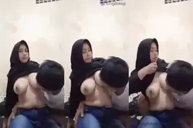Ngisep Tetek Perempuan Jilbab Tobrut